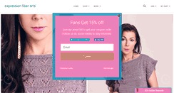 Desktop Screenshot of expressionfiberarts.com